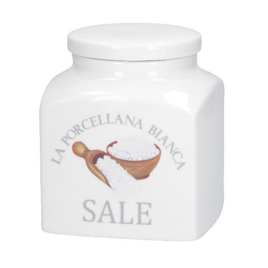 Barattolo Sale in Porcellana – La Porcellana Bianca