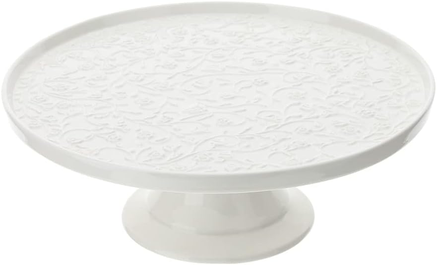 Alzata Tonda Romance in Porcellana Bianca - Hervit