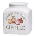 Barattolo Cipolle in Porcellana – La Porcellana Bianca