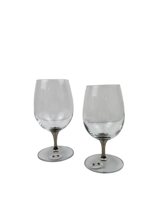 Set di 24 Calici "Sandalo Platino" con Gambo Fumé – Villa Altachiara