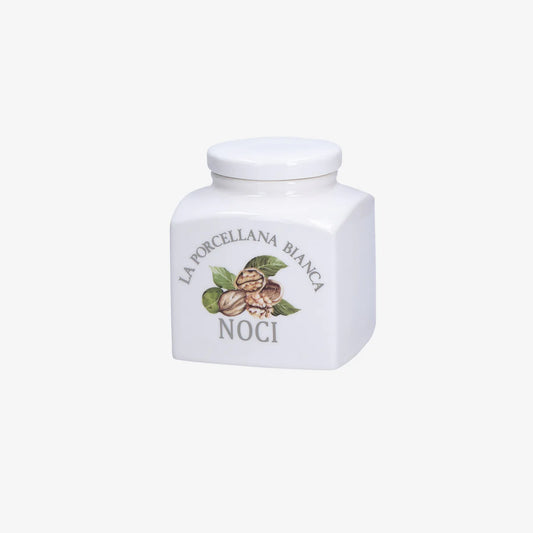 Barattolo Contenitore Noci 500 ml in Porcellana – La Porcellana Bianca