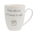 Mug Buongiorno in Porcellana con Scritta – La Porcellana Bianca