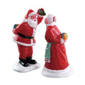 Babbo Natale e Mamma Natale che si Baciano sotto il Vischio - Lemax