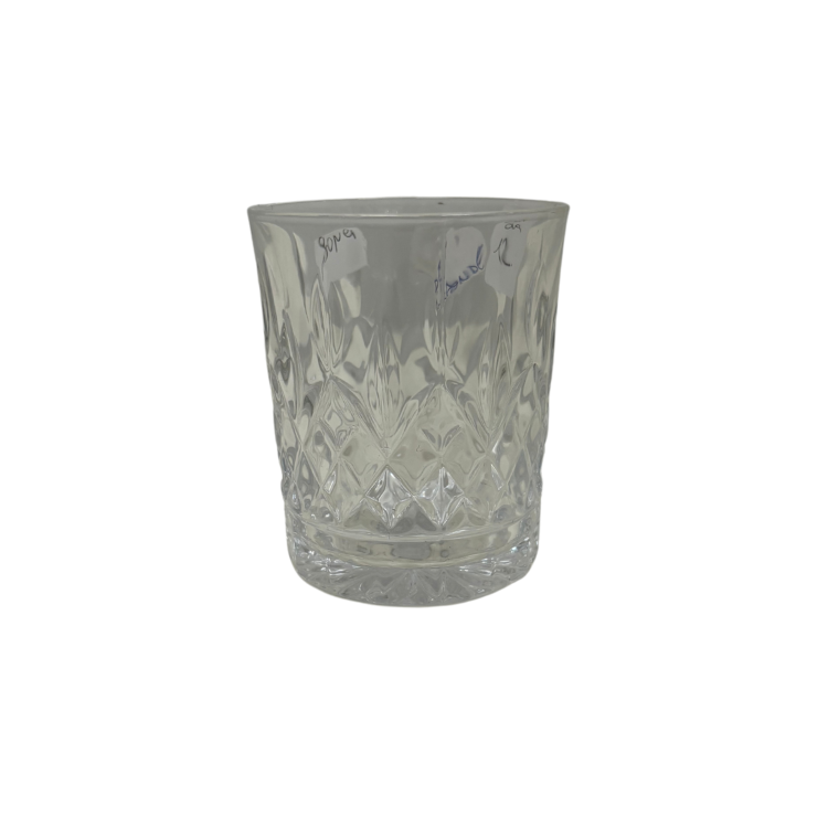 Set di 12 Bicchieri Acqua in Vetro Trasparente - Fade