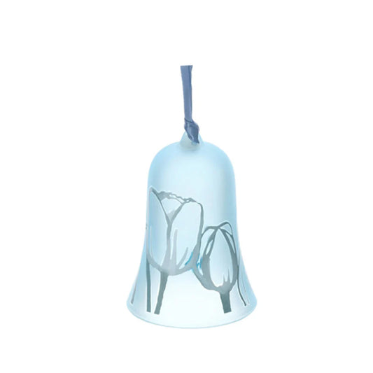 Campana in Vetro Colorato con Decoro – Linea "Tulipano" di Hervit