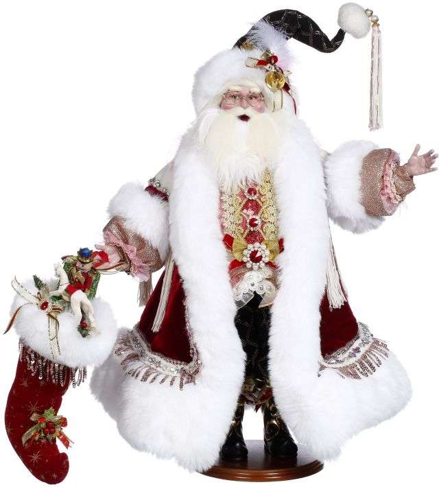 Santa With Stocking 68.58 cm - Mark Roberts
