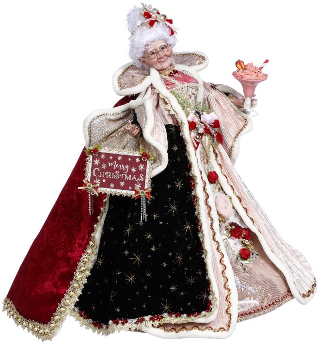 Bambola da Collezione “Mrs. Claus Fashion” h 60 cm - Mark Roberts