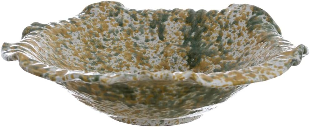 Centrotavola in Ceramica Anticata D44xH14 cm – Blanc MariClò
