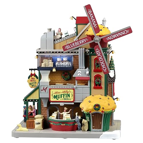 Miss Milly's Muffin Mill Mulino con Suoni e Luci - Lemax