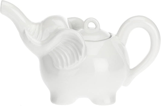 Teiera Elefante in Porcellana Bianca – La Porcellana Bianca