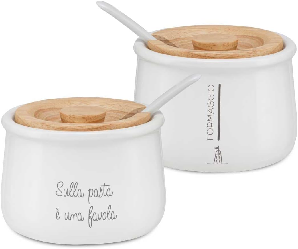 Portaformaggio in Porcellana con Tappo - La Porcellana Bianca