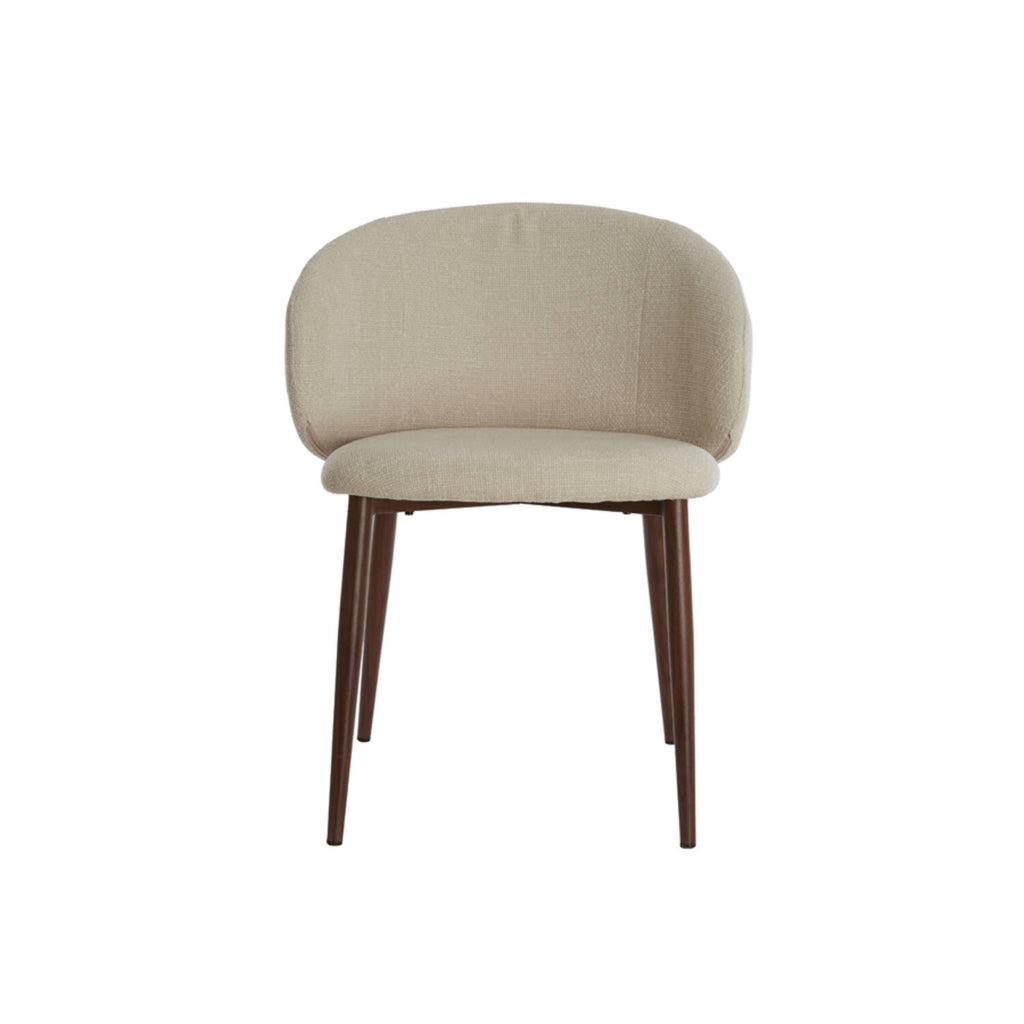 Set di 4 Sedie Eleganti Aluko in Tessuto - Light e Living
