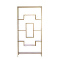 Libreria in Metallo Bronzo 100x30x205 cm - Light e Living