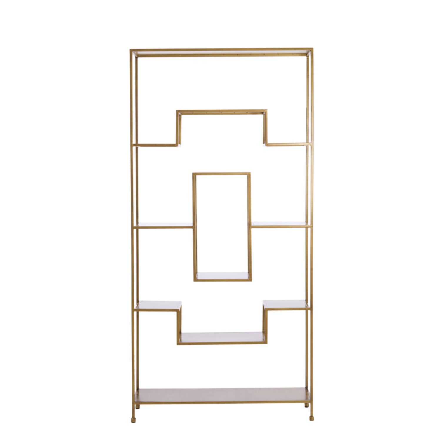 Libreria in Metallo Bronzo 100x30x205 cm - Light e Living