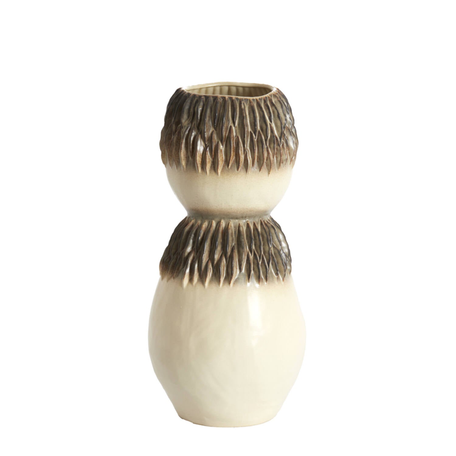 Vaso in Ceramica con Decori in Rilievo 55 h cm - Light e Living