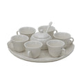 Set Vassoio con Sei Tazzine da Caffè e Zuccheriera -  Hervit