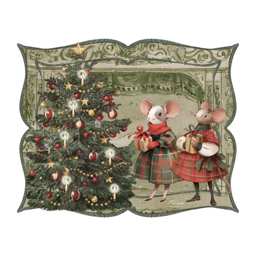 Set 4 Tovagliette in Vinile Favola di Natale Collection  46×35 cm - Blanc Mariclò