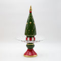 Alzatina in Resina con Albero Decorativo - Eurolamp