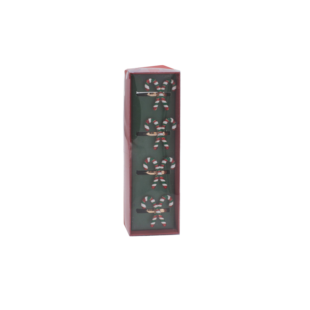 Set 4 Legatovaglioli Candy Cane - Eurolamp