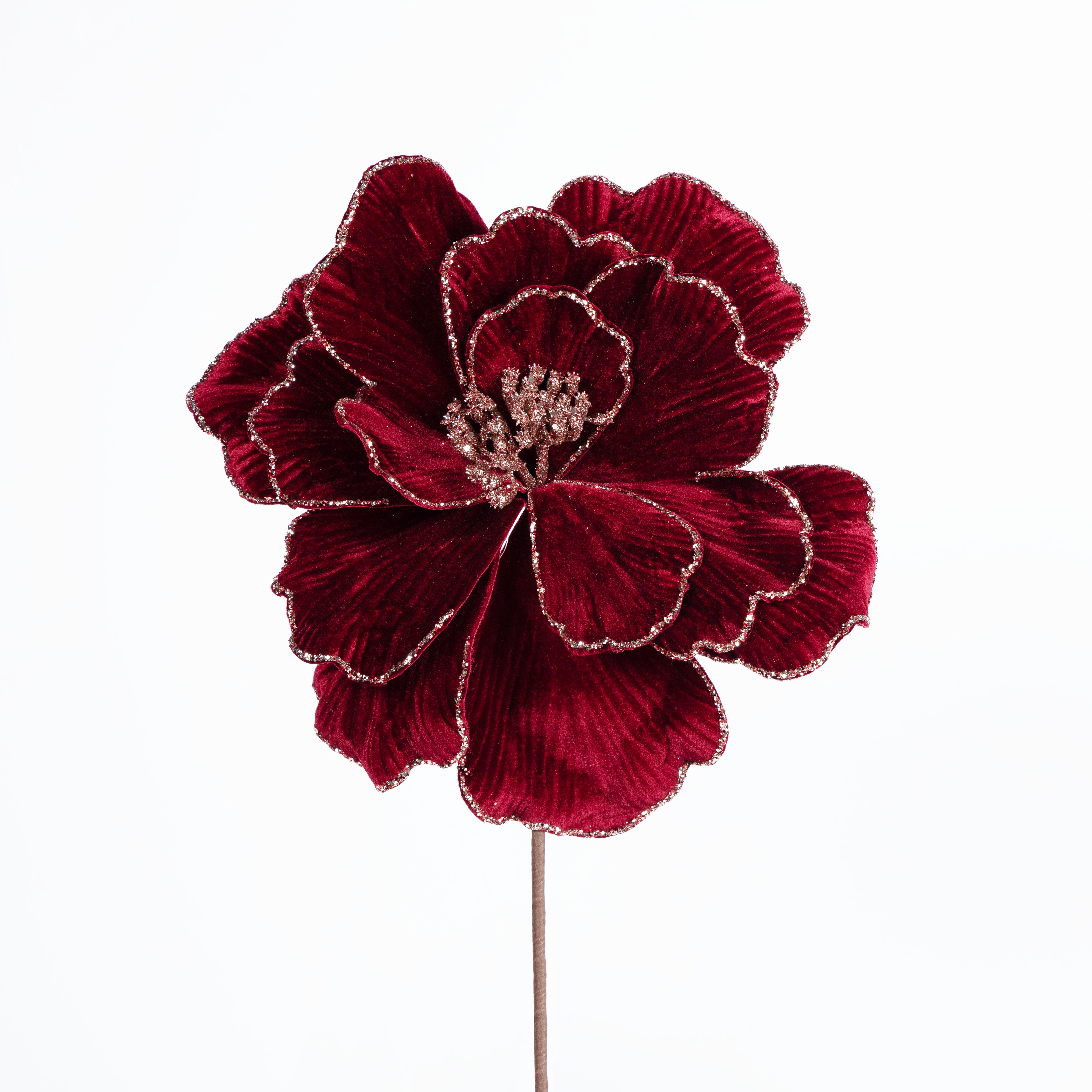 Fiore Anemone in Velluto con Stelo - Eurolamp