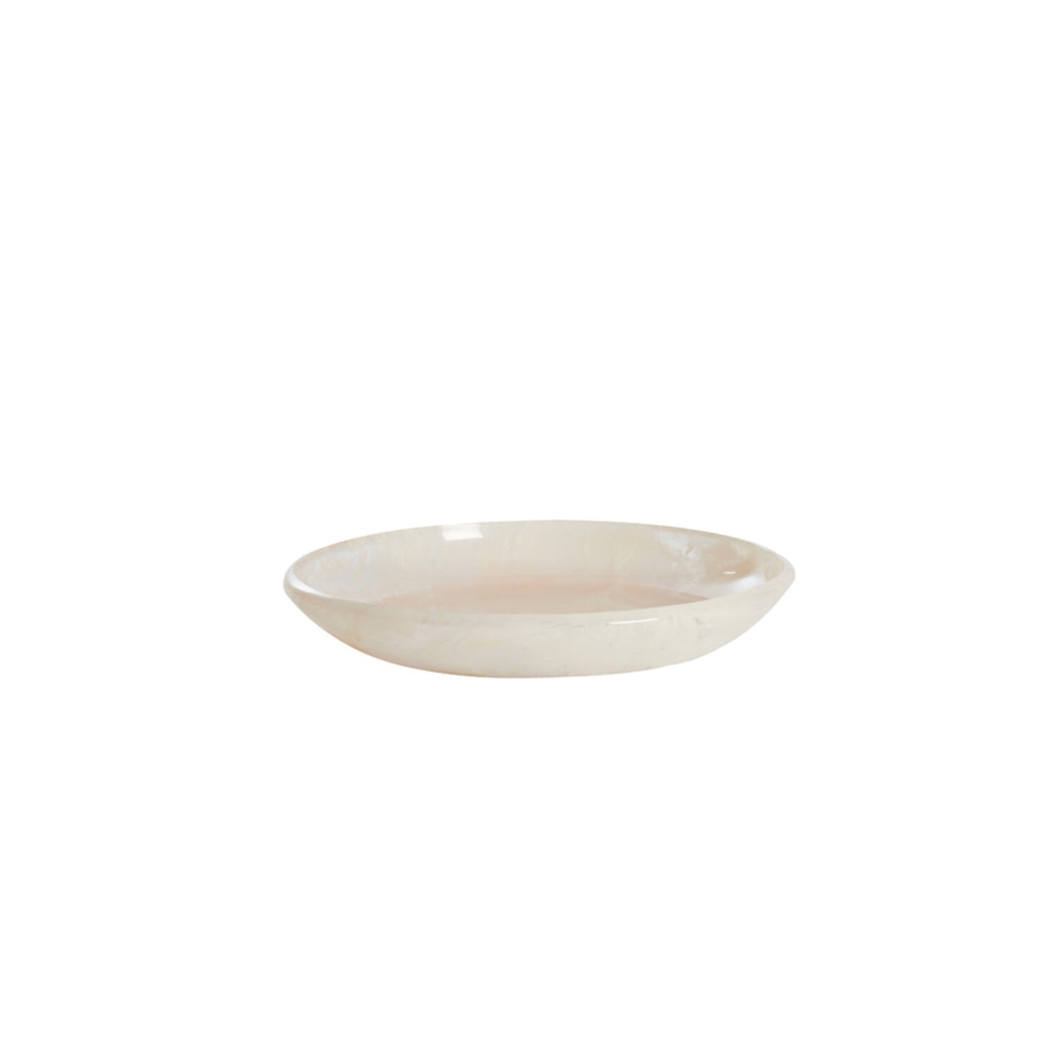 Vassoio Tondo Effetto Madreperla  34x6 cm - Light e Living