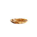 Vassoio Centrotavola Effetto Madreperla Marrone Ø34x6 cm - Light e Living