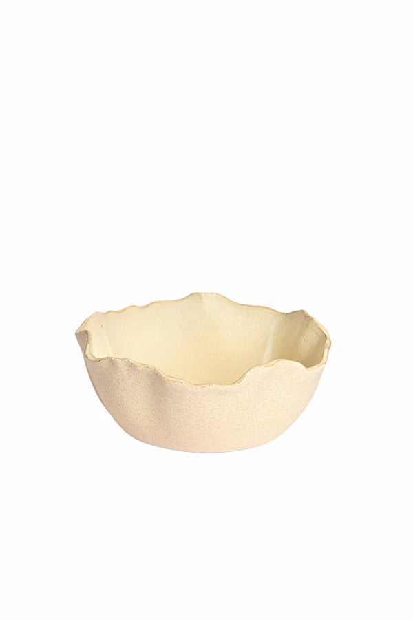 Piatto in Ceramica Crema 26x26 cm - Light e Living