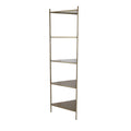 Libreria Angolare in Metallo Bronzo Anticato 28.5X41X200 h cm - Light eLiving