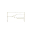 Consolle in Vetro e Metallo 140x35x80 h cm - Light e Living