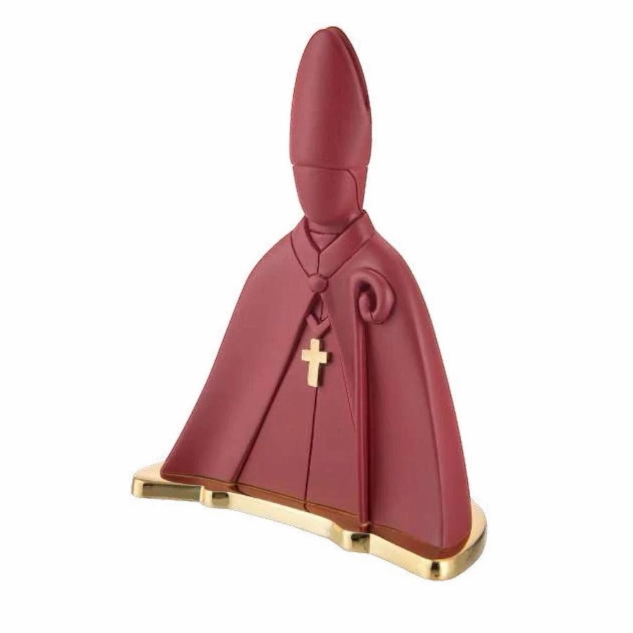 San Gennaro Mamorino Rosso 17 h cm - Bongelli Preziosi