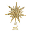 Puntale a Stella in Metallo con Decorazioni Glitterate 32.5 cm - Goodwill