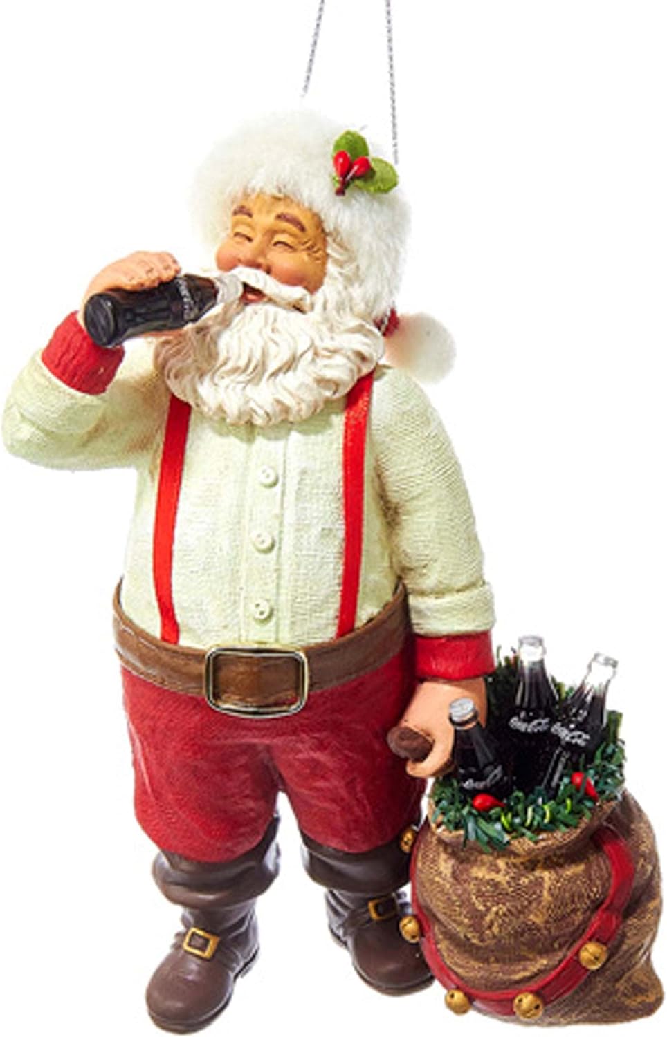 Decorazione Albero Babbo Natale Coca Cola 14 cm - Kurt Adler