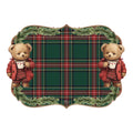 Tovaglietta in Vinile Teddy e Tartan 45x32 cm - Blanc Mariclò