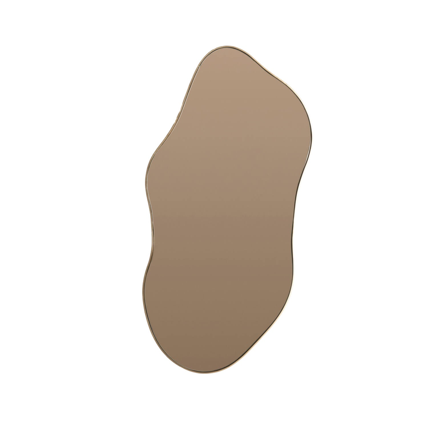 Specchio in Vetro Marrone e Bronzo 120.5 cm cm - Light e Living