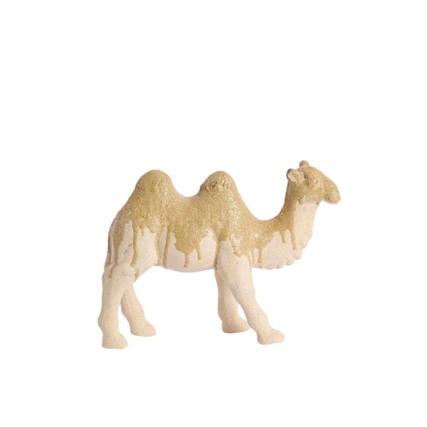 Statua Cammello in Ceramica 31.5X11.5X24 cm -Light e Living