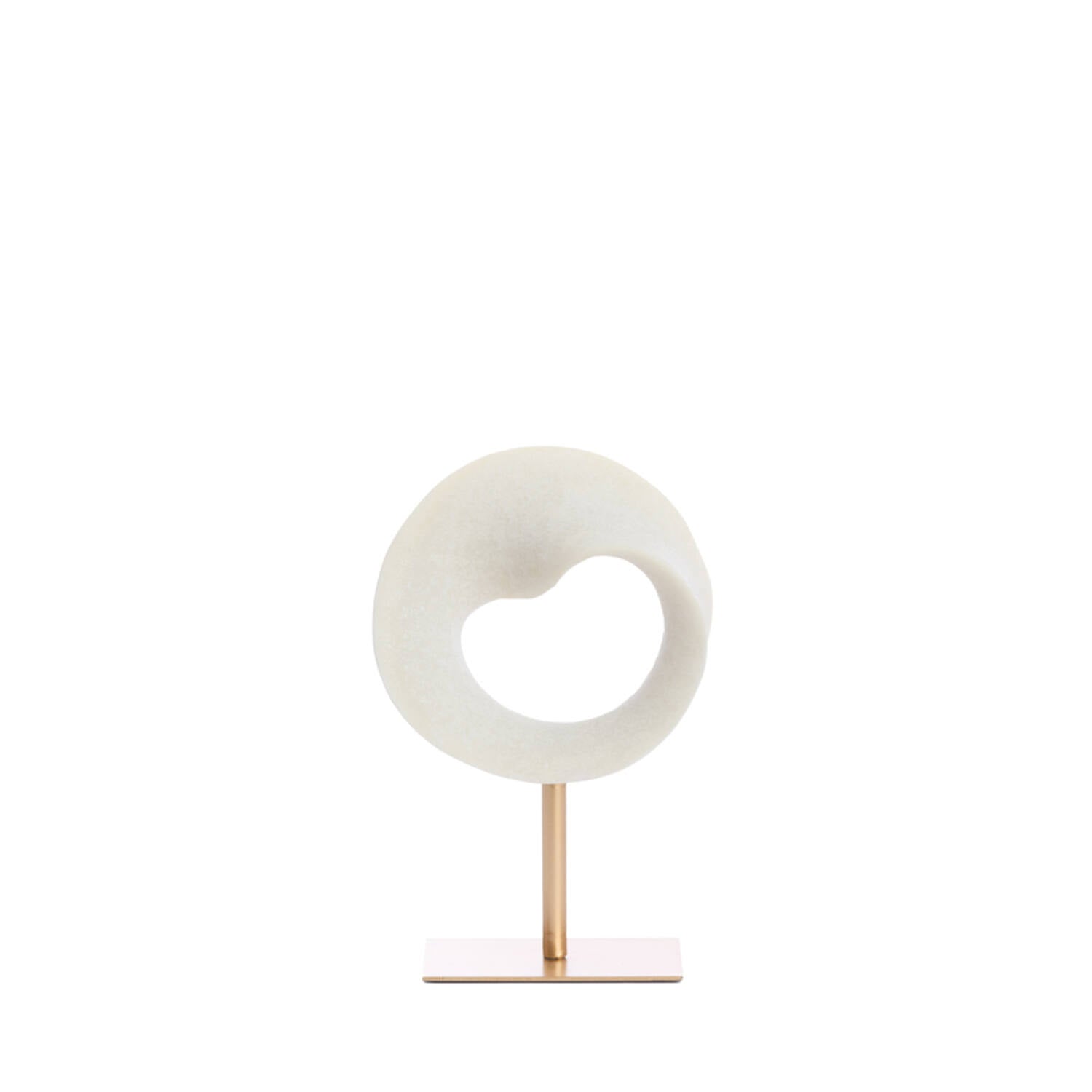Scultura in Resina con Base in Bronzo 20X10X30 h cm - Light e Living