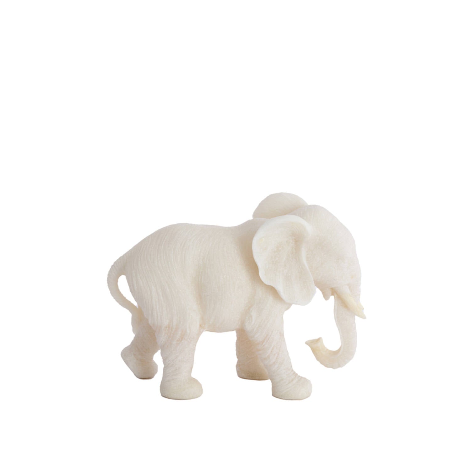 Elefante in Poliresina Beige 26x11x18 cm - Light e Living