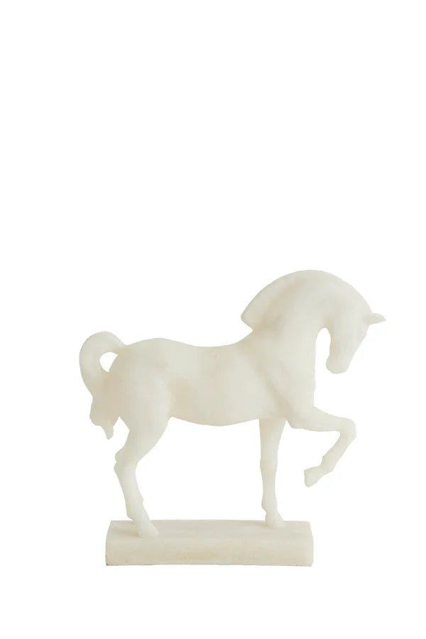 Cavallo in Resina Bianco 29 cm - Light e Living