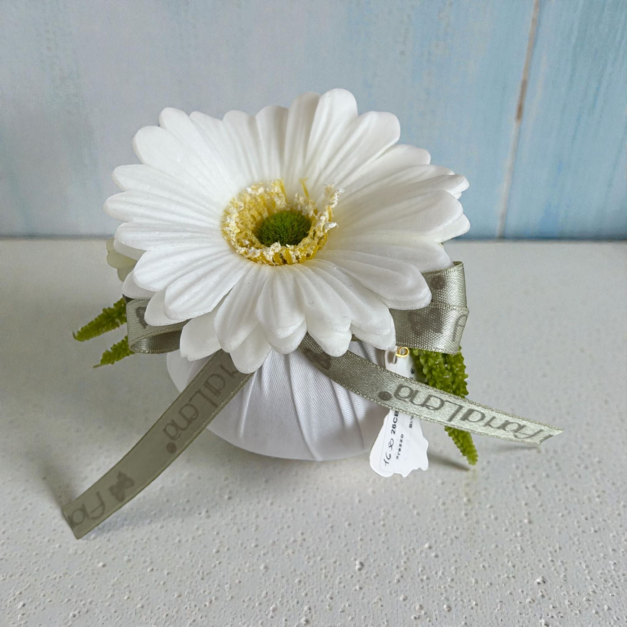 Pouf Profumato con Fiore Realistico 6x7 cm - Fiori di Lena