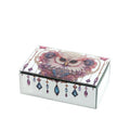 Cofanetto in Legno con Specchio  AnimalGem con Interno in Velluto 15x10 cm - Hervit