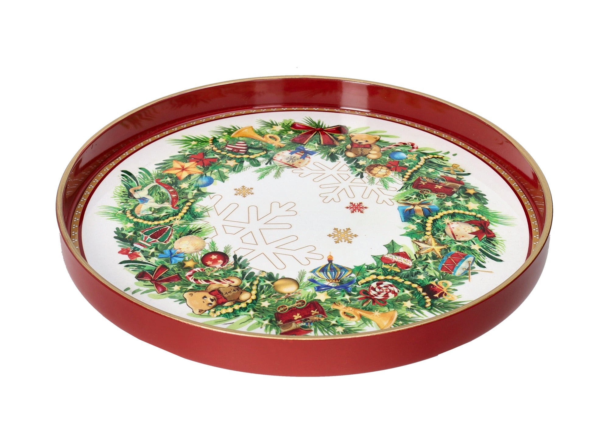 Vassoietto Natalizio Tondo 22 cm - Brandani