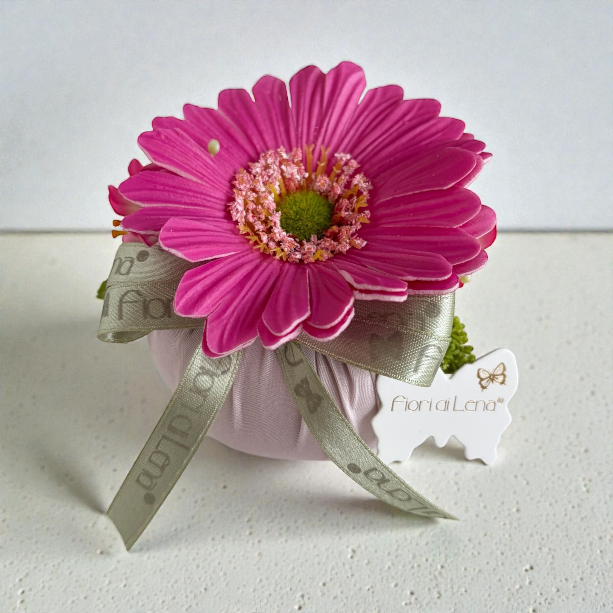 Pouf Profumato con Fiore Realistico 6x7 cm - Fiori di Lena