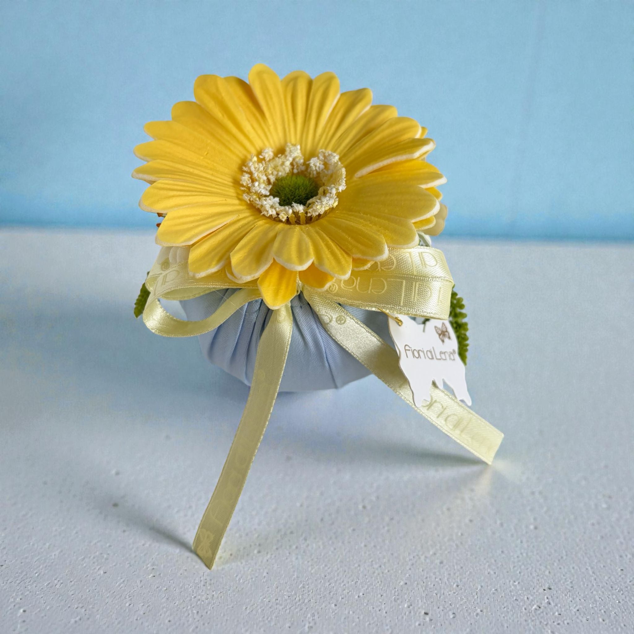 Pouf Profumato con Fiore Realistico 6x7 cm - Fiori di Lena