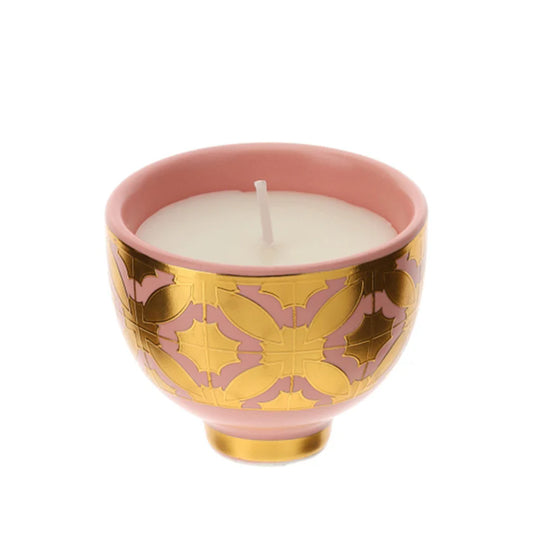 Candela Profumata Tea Light in Vetro Decorato - Linea Byzantium