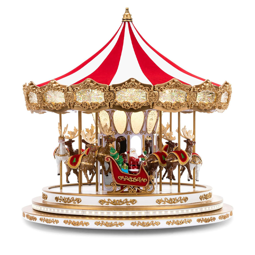 Giostra Natalizia Deluxe con Luci e Musica 43 h cm – Mr. Christmas