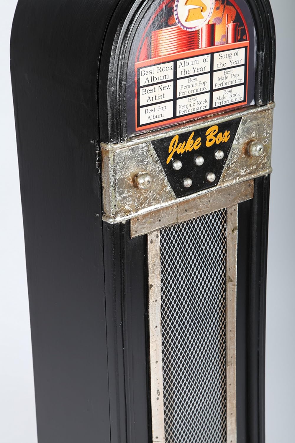 Mobiletto Jukebox Nero in Legno a 1 Anta 88 h cm – Vacchetti