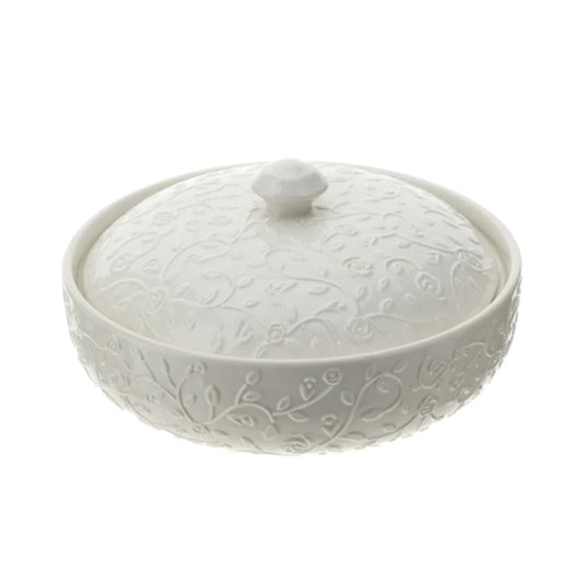 Ciotola in Porcellana con Coperchio  - Linea Romance Hervit