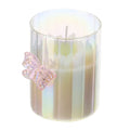 Candela Profumata Daisy con Farfalla J’adore in Vetro Ø7x9 cm 180 g - Hervit