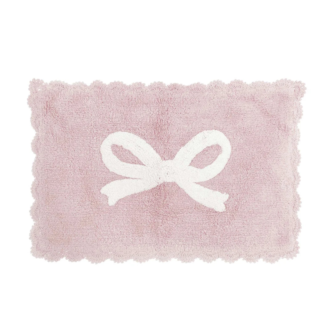 Tappeto Bagno Shabby Chic Fiocco 45x75 cm - Blanc Mariclò