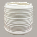 Ciotolina in Ceramica Bianca 9x9x8 h cm - L'Arte di Nacchi